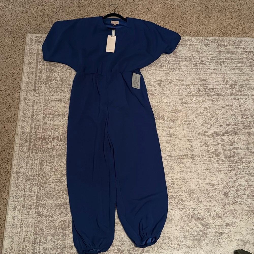 Royal Blue Jumpsuit 
Size Large